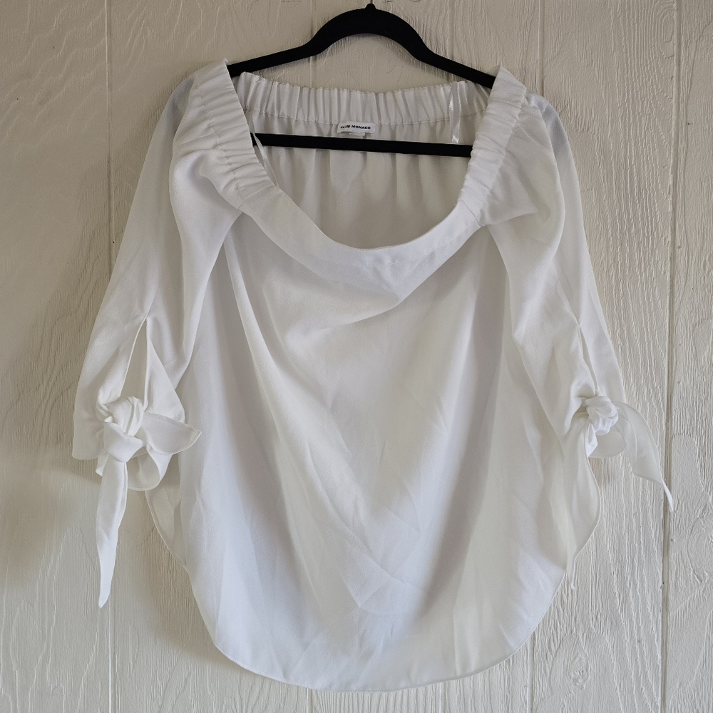 Club Monaco Off Shoulder Top sz 4